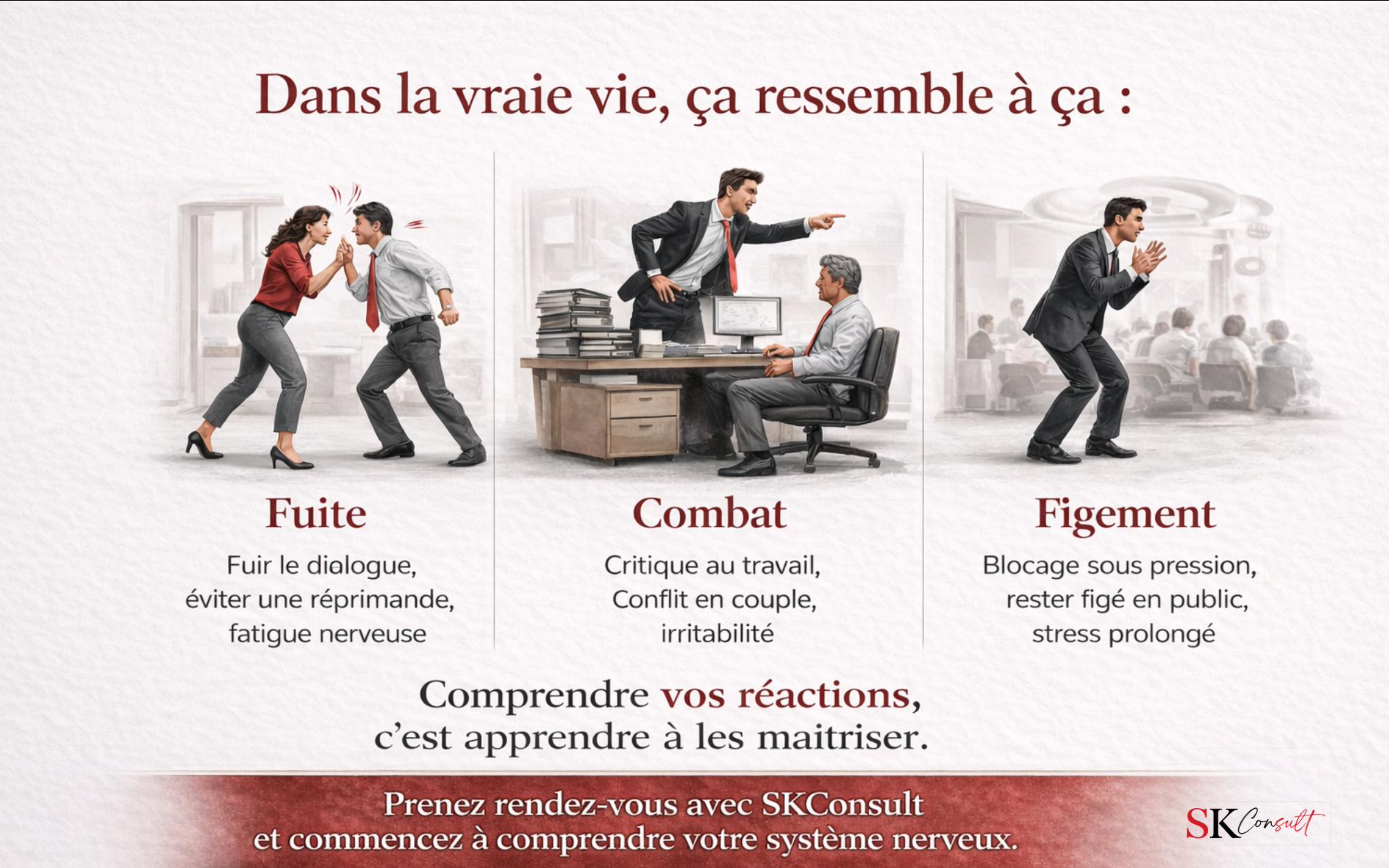Comprendre vos réactions